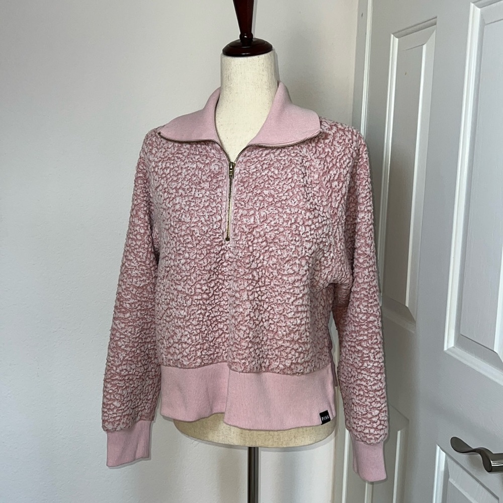 PINK Victoria's Secret Textured‎ Pink Jacket